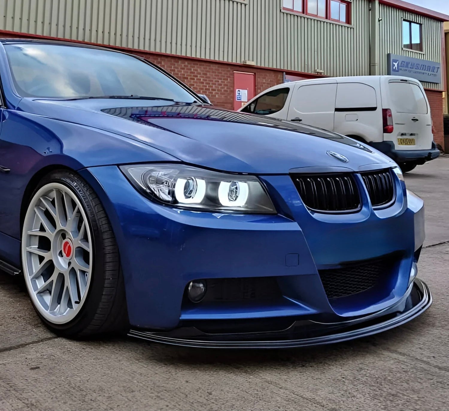 BMW 3-Series (E90/E91) Performance Front Splitter (Gloss Black) - Eire Aero