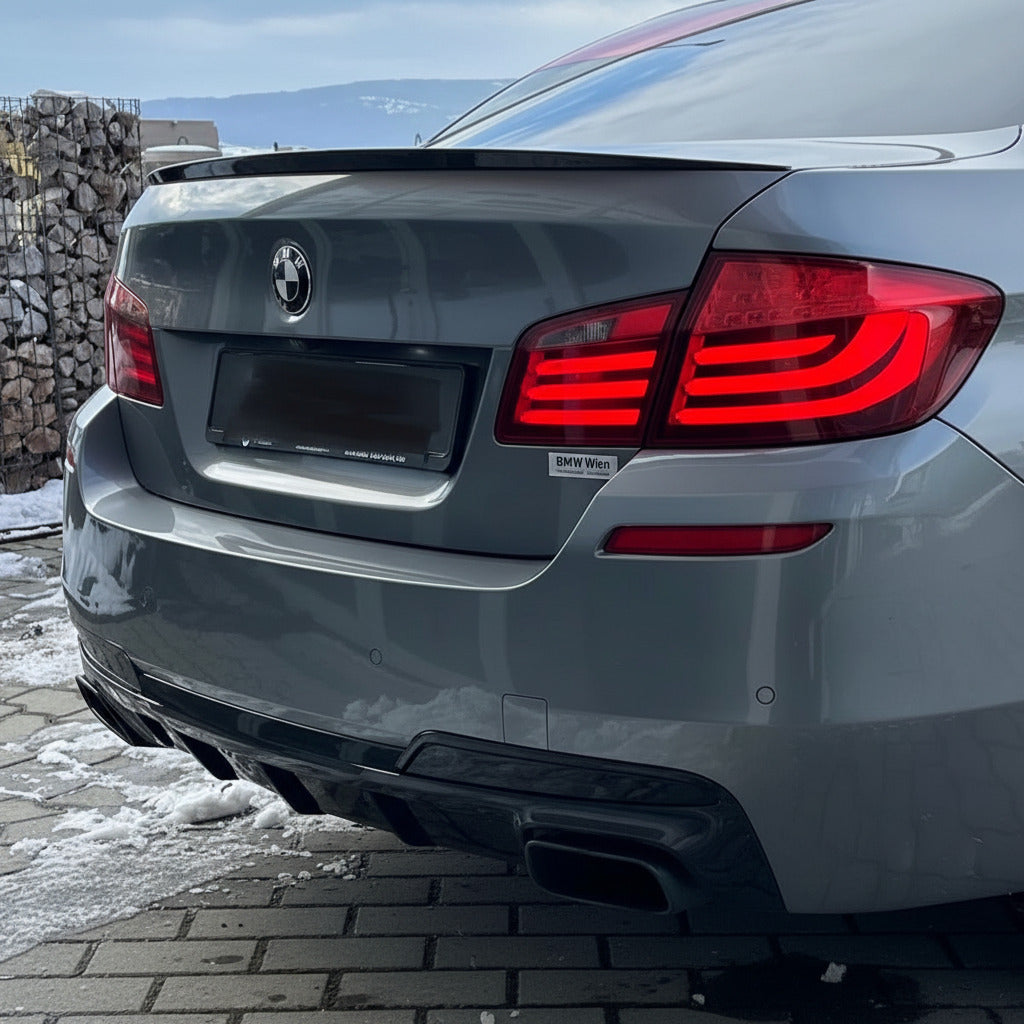 BMW 5-Series (F10) Performance Lip Spoiler (Gloss Black) - Eire Aero