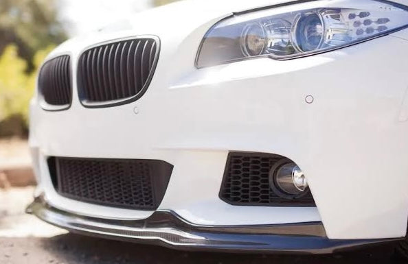 BMW 5-Series (F10/F11) AK-Style Front Splitter - Real Carbon Fibre - Eire Aero