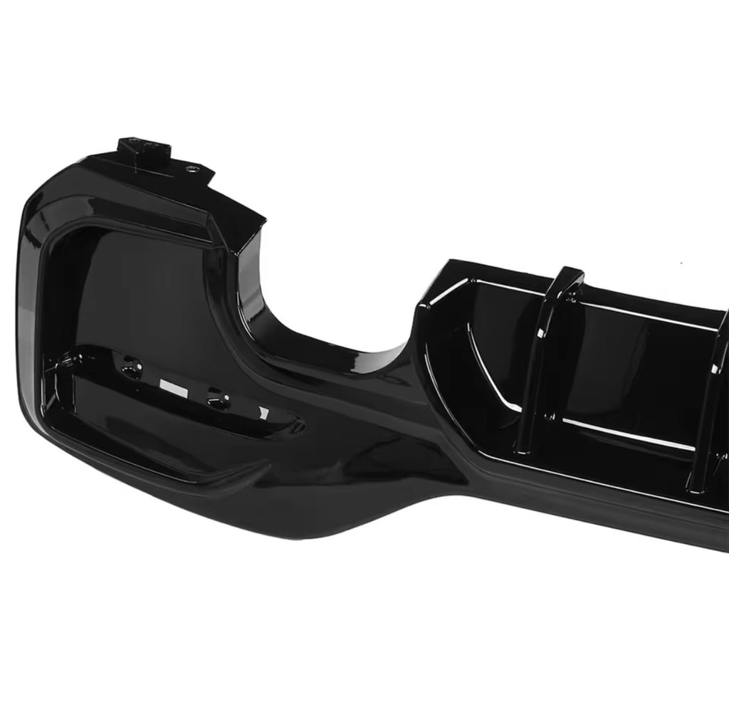 BMW 1-Series (F20/F21 LCI) Rear Performance Diffuser - Gloss Black (Dual Exit) - Eire Aero