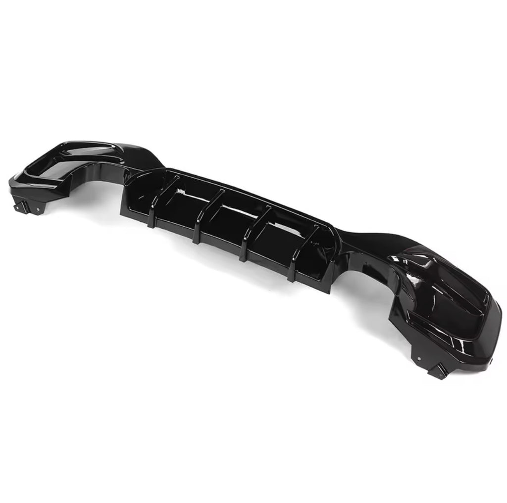 BMW 1-Series (F20/F21 LCI) Rear Performance Diffuser - Gloss Black (Dual Exit) - Eire Aero
