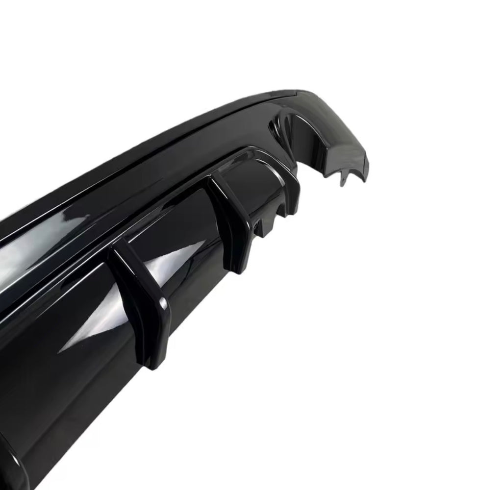 BMW 2-Series (F22) Rear Performance Diffuser - Gloss Black (Dual Exit) - Eire Aero