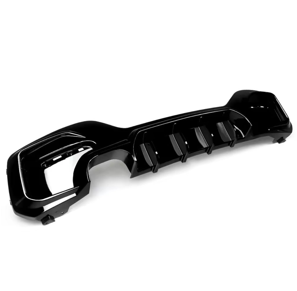 BMW 1-Series (F20/F21 LCI) Rear Performance Diffuser - Gloss Black (Single Exit) - Eire Aero