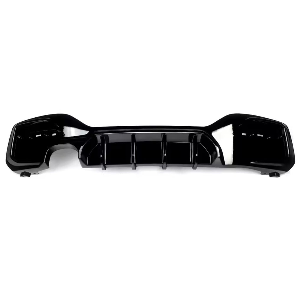 BMW 1-Series (F20/F21 LCI) Rear Performance Diffuser - Gloss Black (Single Exit) - Eire Aero