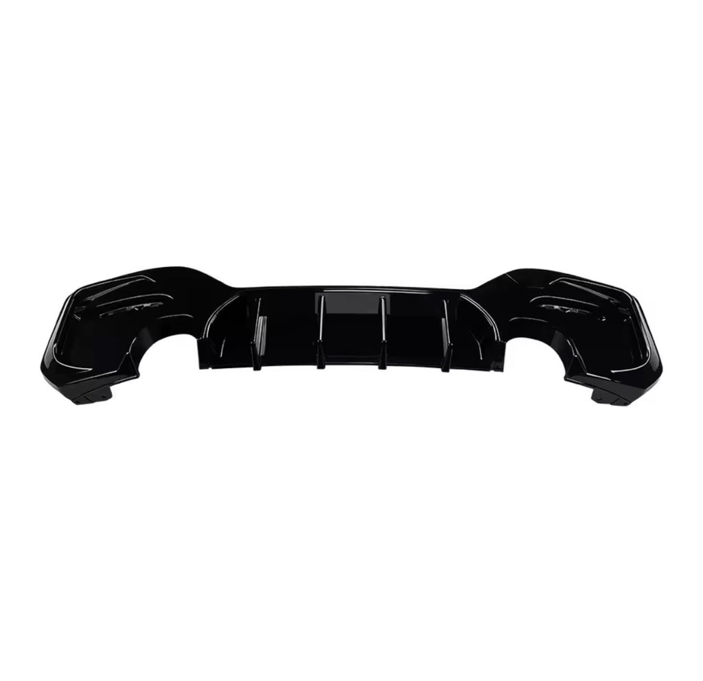 BMW 1-Series (F20/F21 LCI) Rear Performance Diffuser - Gloss Black (Dual Exit) - Eire Aero