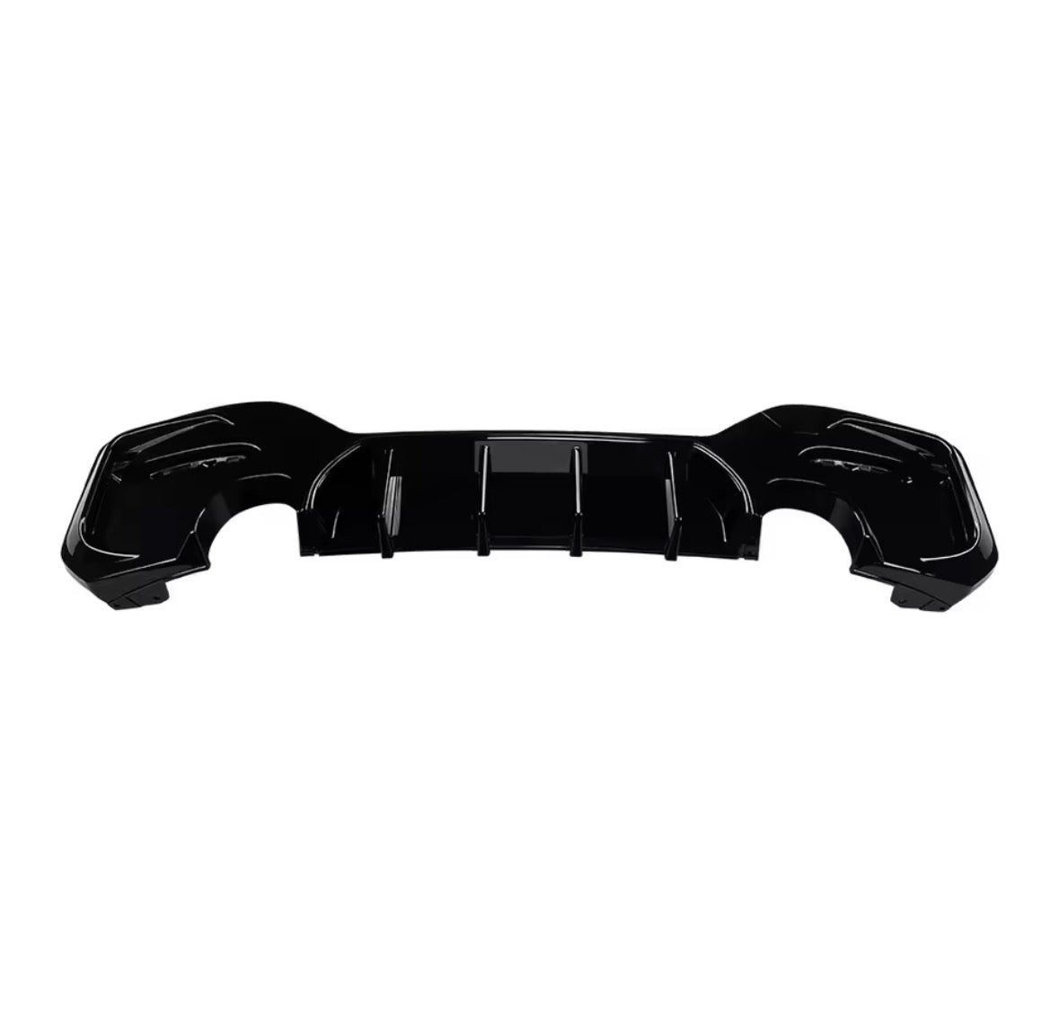 BMW 1-Series (F20/F21 LCI) Rear Performance Diffuser - Gloss Black (Dual Exit) - Eire Aero