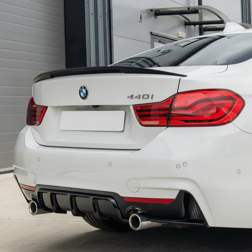 BMW 4-Series (F32/F33/F36) Performance Lip Spoiler (Gloss Black) - Eire Aero