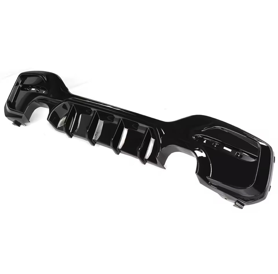 BMW 1-Series (F20/F21 LCI) Rear Performance Diffuser - Gloss Black (Dual Exit) - Eire Aero