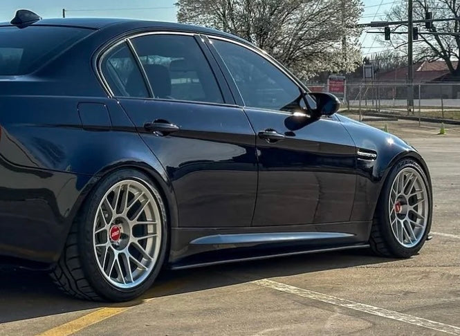 BMW 3-Series (E90/E91/E92/E93) Performance Side Skirts (Gloss Black) - Eire Aero