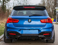 BMW 1-Series (F20/F21 LCI) Rear Performance Diffuser - Gloss Black (Dual Exit) - Eire Aero