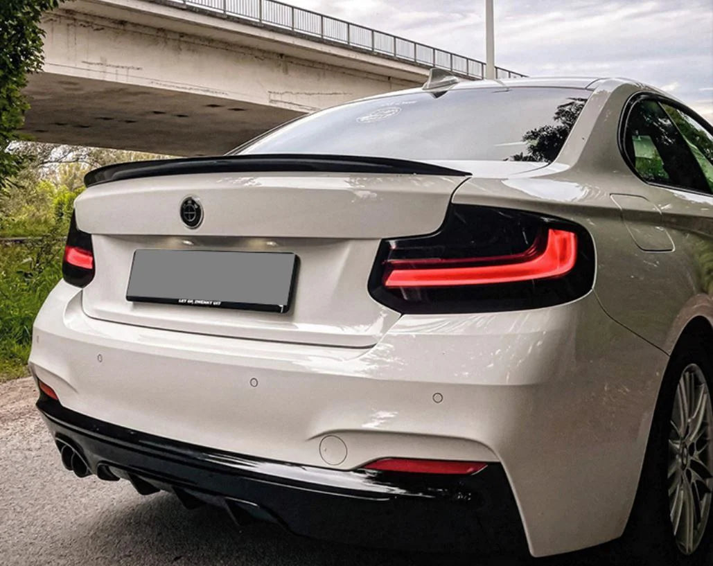 BMW 2-Series (F22/F23) Rear Performance Diffuser - Gloss Black (Single Exit) - Eire Aero