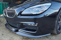 BMW 6-Series (F06/F12/F13) V-Style Front Splitter - Real Carbon Fibre - Eire Aero